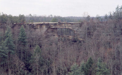 Natural Bridge as seen from Lover's Leap